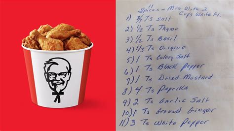 kfc 할아버지, 그의 비밀 레시피는 어디에 있을까?